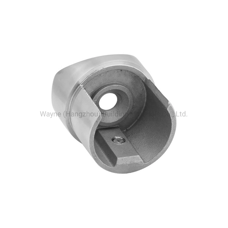 Stainless Steel Handrail Slotted Tube/Tube Channel Fitting Top Support V6001