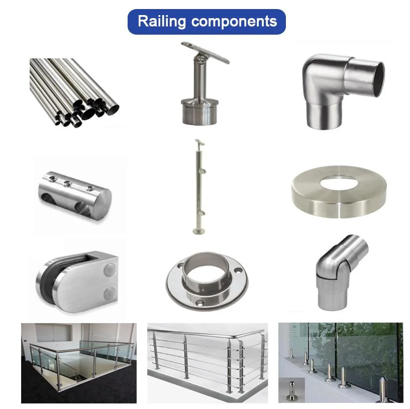 Stainless Steel Tube Railing Fittings Round Joiner