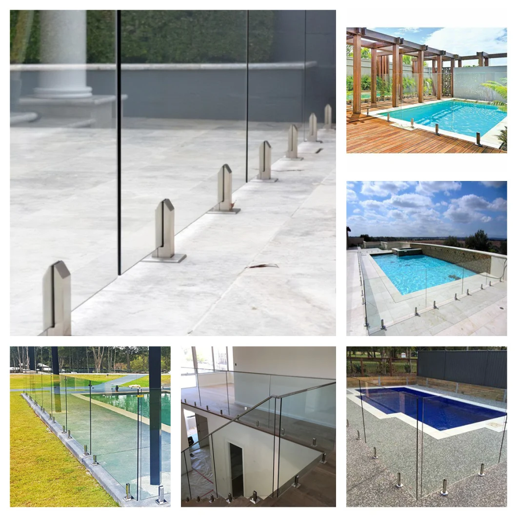 Mirror Finished Glass Pool Fence Spigot/Glass Fixing Balustrade Spigot Stainless Steel Frameless Glass Railing Spigot